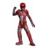 Fantasia Power Rangers Vermelha Filme Músculos Infantil Elite