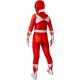 Fantasia Power Rangers Vermelha Infantil Luxo