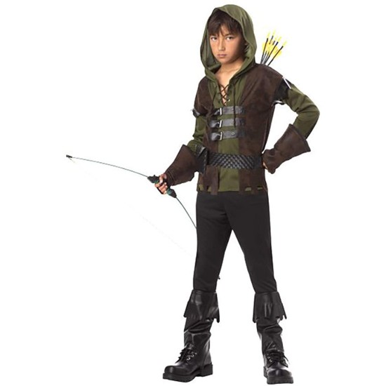 Fantasia Robin Hood Infantil Clássica Luxo