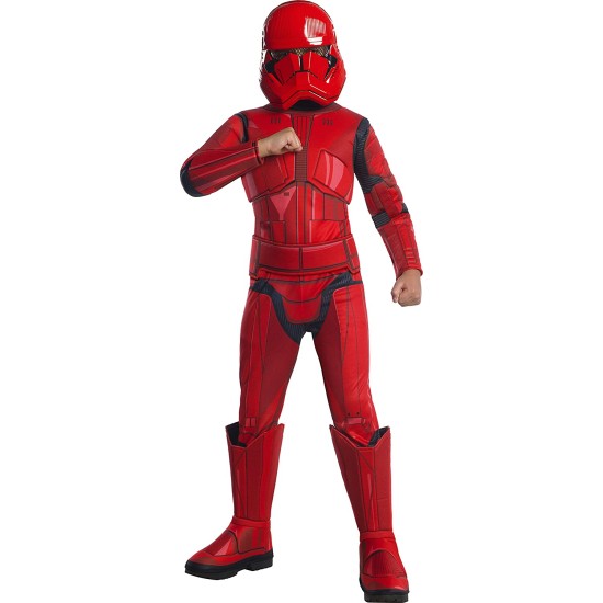 Fantasia Sith Trooper Star Wars Luxo IX Rise of Skywalker Infantil Luxo Clássica