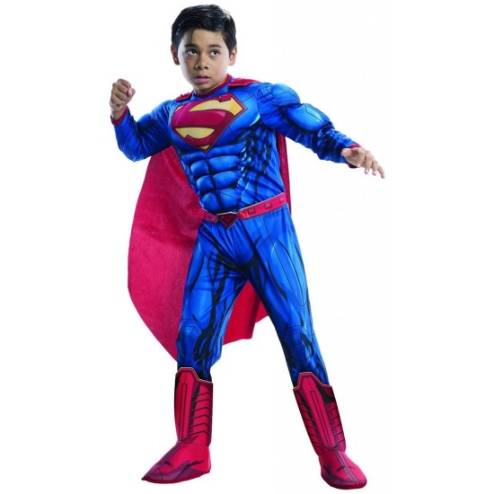 Fantasia Super Homem de Aço DC Músculos Infantil