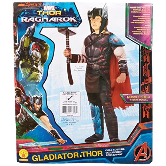 Fantasia Thor Ragnarok Luxo Infantil Clássica
