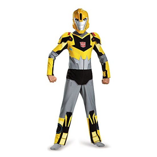 Fantasia Transformers Animado Bumblebee Infantil Clássica Luxo