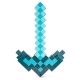Machado e Espada Minecraft Dourado