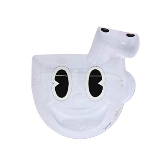 Máscara Cuphead Mugman Infantil Vermelho
