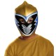 Máscara Dino Charge Power Ranger Dourada Infantil 