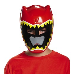 Máscara Dino Charge Power Ranger Vermelho Infantil 