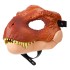 Máscara Jurassic Park Mundo dos Dinossauros TRex Infantil Velociraptor