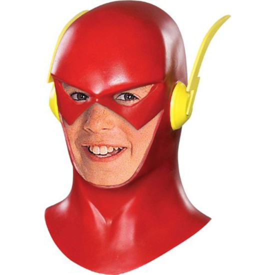 Máscara The Flash Cosplay Luxo Vermelho Infantil Animado