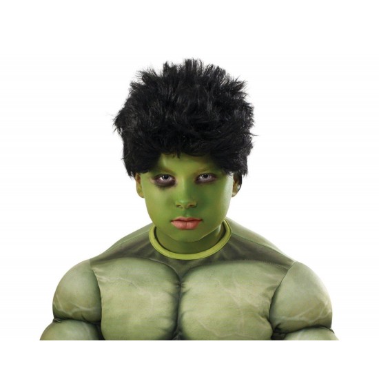 Peruca Hulk Os Vingadores 2 Era de Ultron Músculos Infantil
