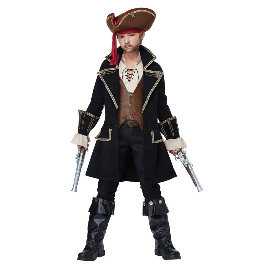 Pirata Capitão Luxo Infantil