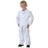 Terno Smoking Branco Infantil Luxo