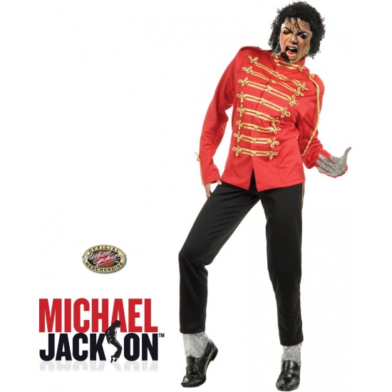 Fantasia Adulto Michael Jackson Jaqueta Luxo