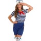 Fantasia Marinheira Adulto Feminino Marine