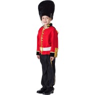 Fantasia Soldado Inglês Guarda Real Infantil