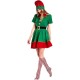 Fantasia Elf Vestido Duende Adulto Extra