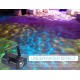 Projetor de Luz Laser LED com 7 cores Iluminação de Ondulações de Água