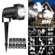 Projetor de Luz Laser Led Festas com 10 Motivos Branco