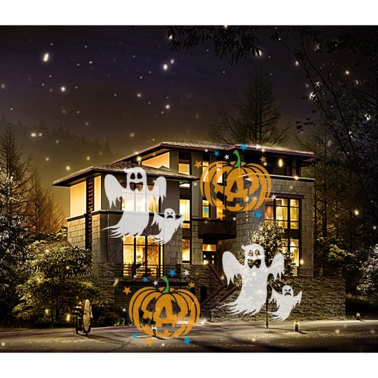 Projetor de Luz Laser Led Festas com 16 Motivos