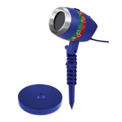 Projetor de Luz Laser Natalina Vermelho e Verde com Movimento 12 Temas