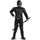 Fantasia GI Joe Snake Eyes com Músculos Infantil