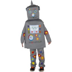 Fantasia de Robô Infantil Luxo