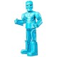 Fantasia de Robô de Luxo Clássica Infantil Azul