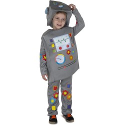Fantasia de Robô Infantil Luxo