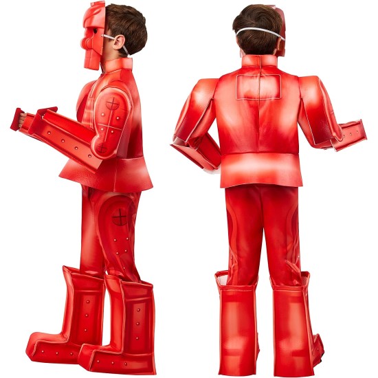 Fantasia de Robô de Luxo Clássica Infantil