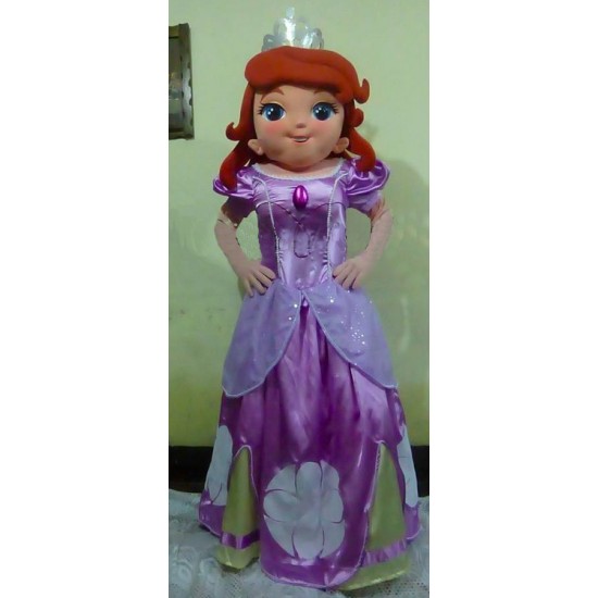 Mascote Princesa Sofia Luxo