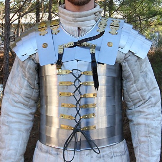Armadura Medieval Grego Romano Metal Colecionador