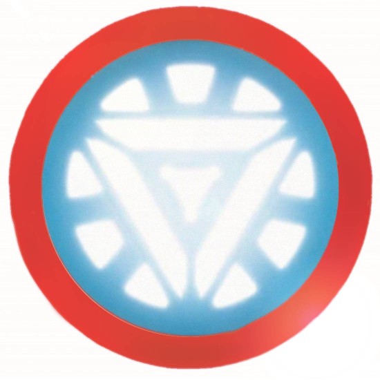 Fantasia Homem de Ferro Iron Man 3 Luz do Peito Reator 