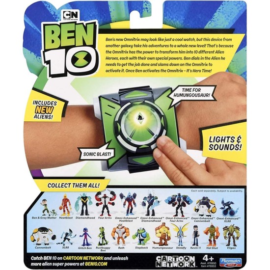 Relógio Pulseira Ben 10 Omnitrix Novo