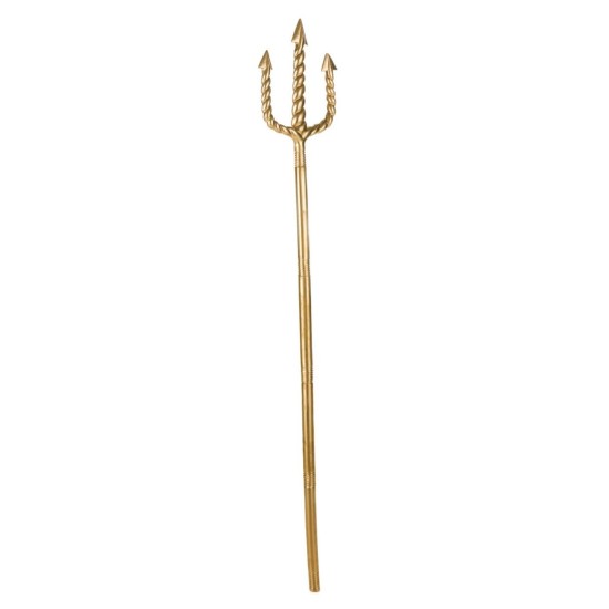 Tridente Dourado Aquaman Adulto Luxo