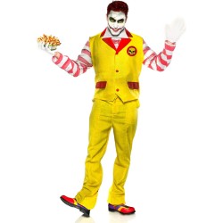 Fantasia Palhaço McDonalds Adulto Luxo