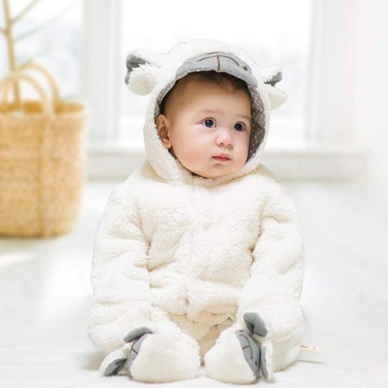Fantasia Ovelhinha Bebê Parmalat Adorável