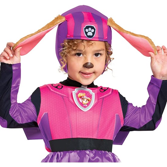 Fantasia Skye Patrulha Canina Paw Patrol Infantil Luxo Nova