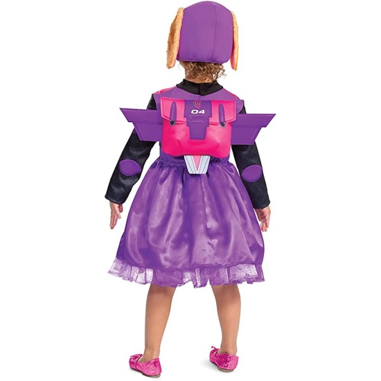 Fantasia Skye Patrulha Canina Paw Patrol Infantil Luxo Nova