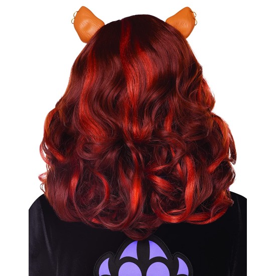Peruca Adulto Monster High Clawdeen Luxo