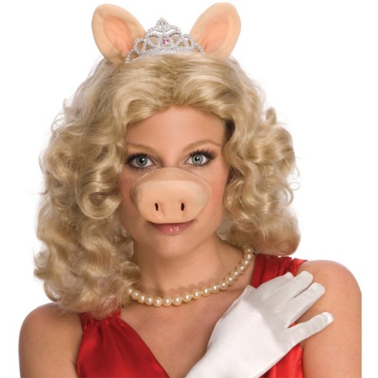 Peruca Adulto Muppets Vila Sésamo Miss Piggy Porca