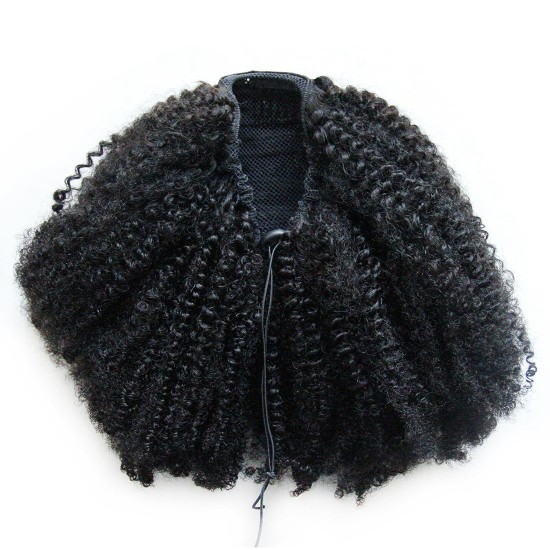 Peruca Afro Cabelo Humano Remy 25cm