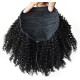 Peruca Afro Cabelo Humano Remy 25cm