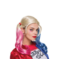 Fantasia Arlequina Harley Quinn Adulta Luxo C/ Chapéu