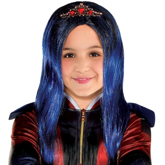 Peruca Descendentes 3 Disney Evie Infantil Luxo