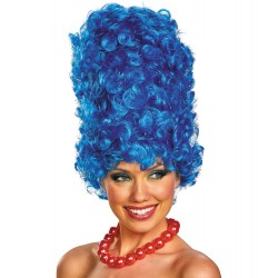 Peruca Feminina Os Simpsons Marge Luxo