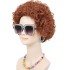 Peruca Hippie Marrom Adulto Luxo