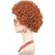 Peruca Hippie Vermelho Luxo Adulto