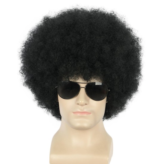 Peruca Preto Adulto Luxo