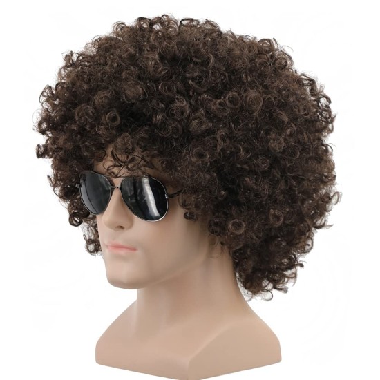 Peruca Preto Luxo Adulto