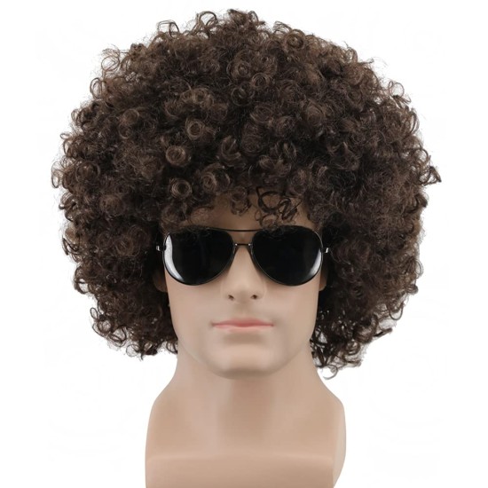 Peruca Preto Luxo Adulto